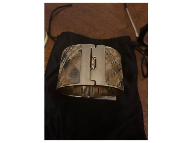Bracciale Rigido Burberry Marrone Chiaro Metallo - vista 5