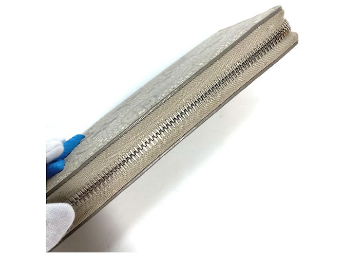 Louis Vuitton Taurillon Climbing Zippy Wallet Blue Beige - view 5