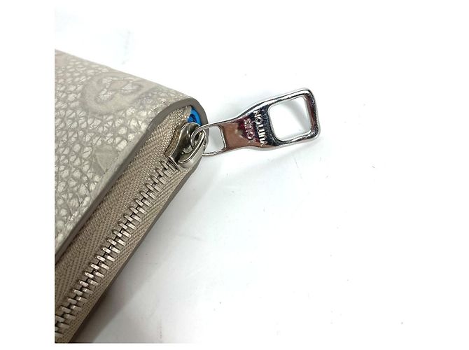 Louis Vuitton Taurillon Climbing Zippy Wallet Blue Beige - view 6