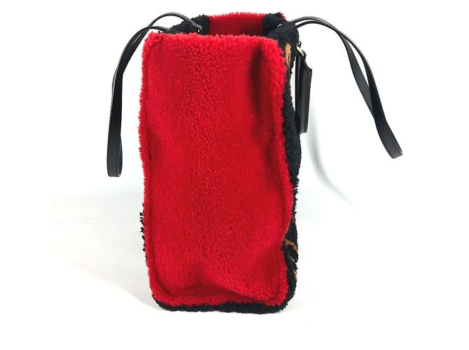 On the Go GM Tote Bag aus Monogram Teddy von Louis Vuitton Schwarz Rot - Ansicht 2