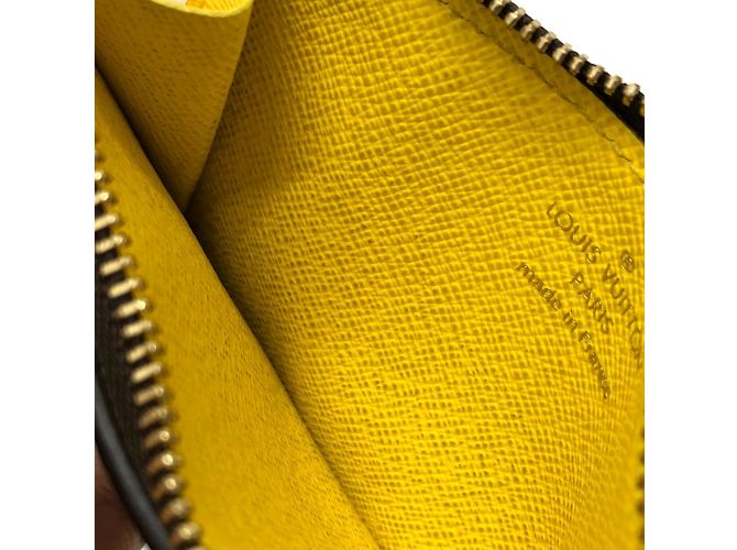 Portafoglio Monogram Louis Vuitton Marrone Giallo Monogramma - vista 7