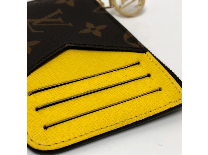 Portafoglio Monogram Louis Vuitton Marrone Giallo Monogramma - vista 8