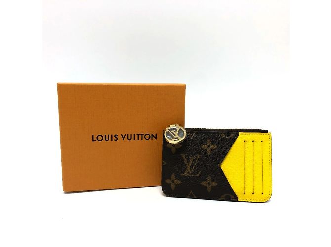 Portafoglio Monogram Louis Vuitton Marrone Giallo Monogramma - vista 9
