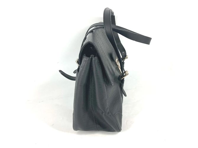 Borsa a Spalla Louis Vuitton Epi Segur MM Nero - vista 2