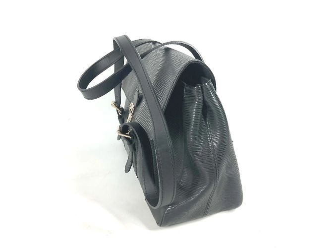Borsa a Spalla Louis Vuitton Epi Segur MM Nero - vista 3