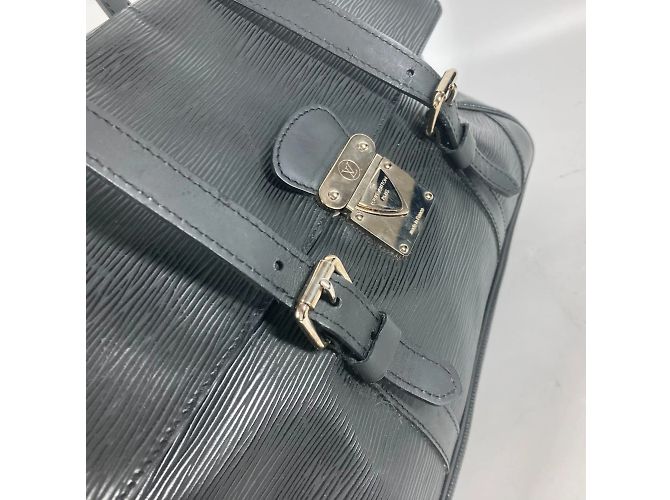 Borsa a Spalla Louis Vuitton Epi Segur MM Nero - vista 7