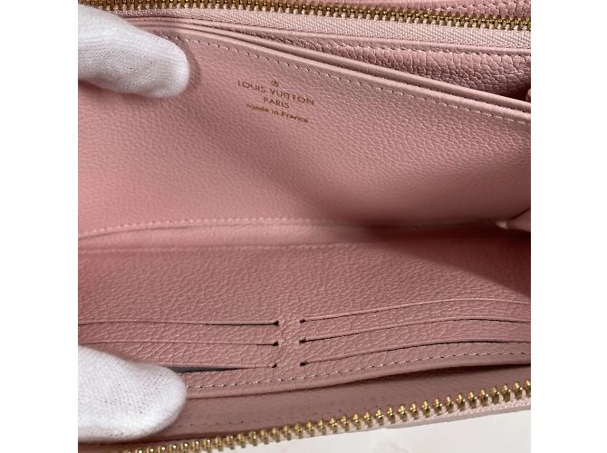 Portafoglio Lungo Monogram Empreinte Louis Vuitton Rosa - vista 12
