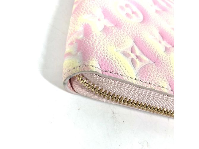 Portafoglio Lungo Monogram Empreinte Louis Vuitton Rosa - vista 5