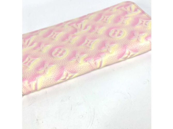 Portafoglio Lungo Monogram Empreinte Louis Vuitton Rosa - vista 6