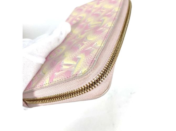 Portafoglio Lungo Monogram Empreinte Louis Vuitton Rosa - vista 9
