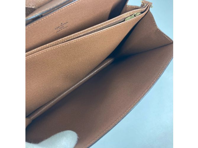 Borsa a Spalla Courcelle Pochette Monogram Louis Vuitton Marrone Monogramma - vista 11