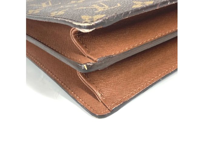 Borsa a Spalla Courcelle Pochette Monogram Louis Vuitton Marrone Monogramma - vista 6