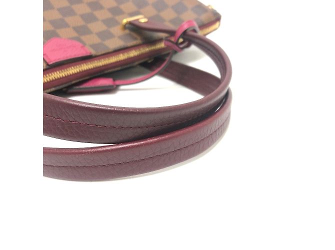 Bolso de Hombro Damier Hyde Park de Louis Vuitton Castaño Fucsia Damier ebene - vista 11