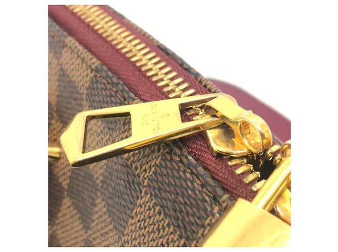 Bolso de Hombro Damier Hyde Park de Louis Vuitton Castaño Fucsia Damier ebene - vista 13