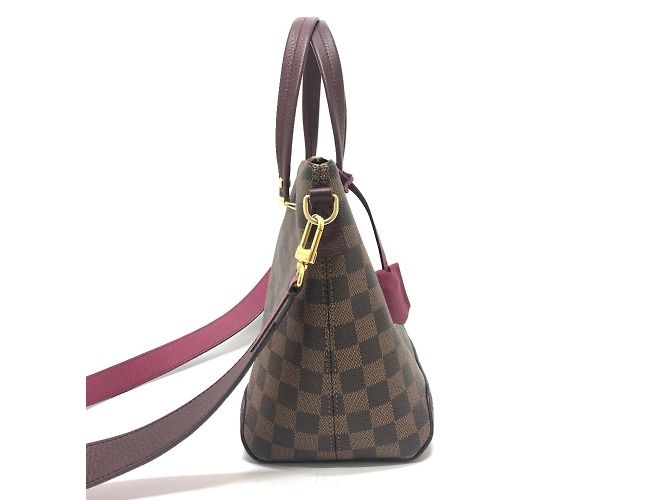 Bolso de Hombro Damier Hyde Park de Louis Vuitton Castaño Fucsia Damier ebene - vista 4
