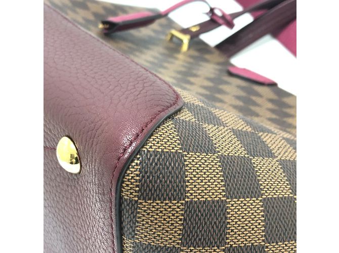 Bolso de Hombro Damier Hyde Park de Louis Vuitton Castaño Fucsia Damier ebene - vista 6