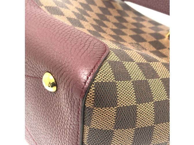 Bolso de Hombro Damier Hyde Park de Louis Vuitton Castaño Fucsia Damier ebene - vista 9