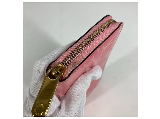 Cartera Zippy Monogram Vernis Louis Vuitton Rosa - vista 11