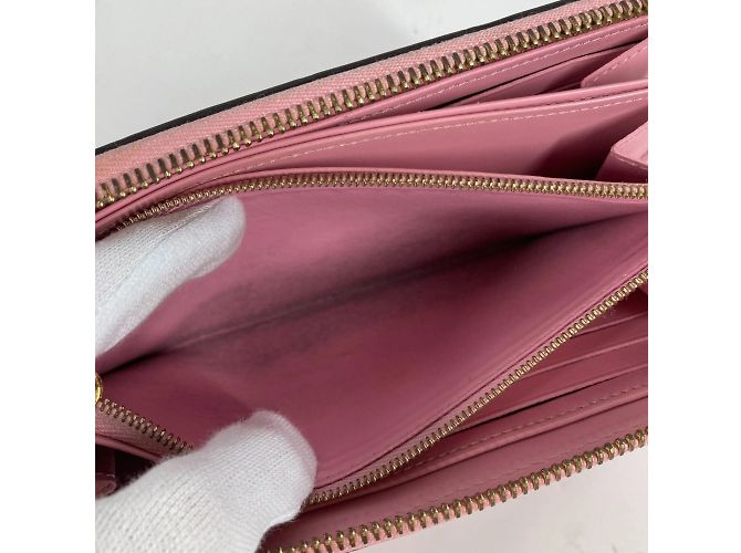 Cartera Zippy Monogram Vernis Louis Vuitton Rosa - vista 12