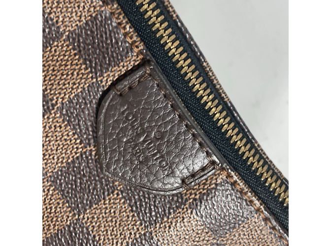 Borsa Tote Damier Hyde Park di Louis Vuitton Marrone Nero Damier ebene - vista 10
