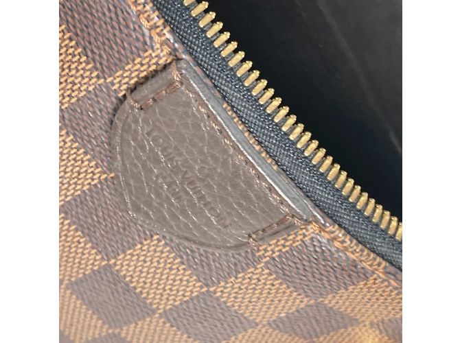 Borsa Tote Damier Hyde Park di Louis Vuitton Marrone Nero Damier ebene - vista 13