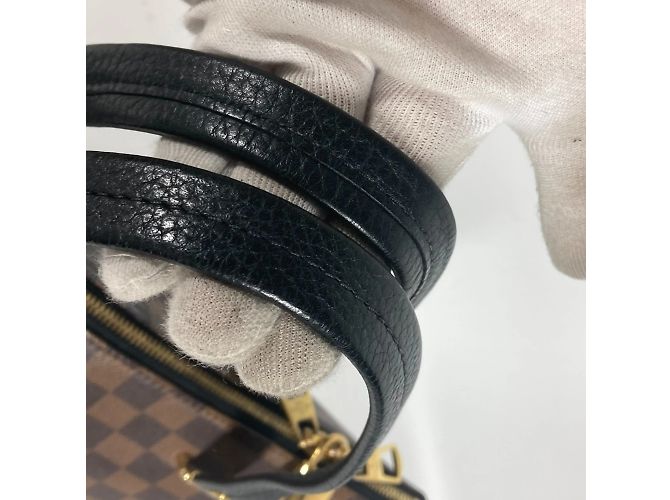 Borsa Tote Damier Hyde Park di Louis Vuitton Marrone Nero Damier ebene - vista 7