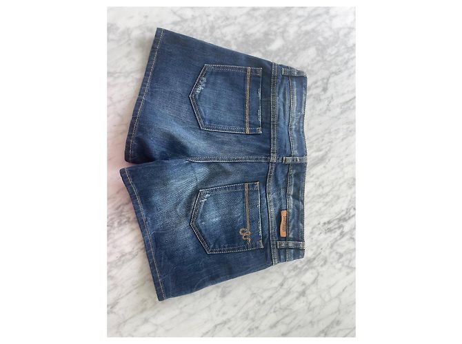 Just Cavalli Denim Shorts Dunkelblau - Ansicht 2