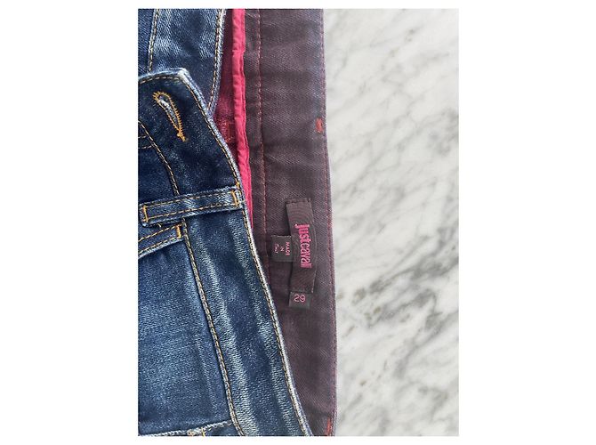 Just Cavalli Denim Shorts Dunkelblau - Ansicht 3