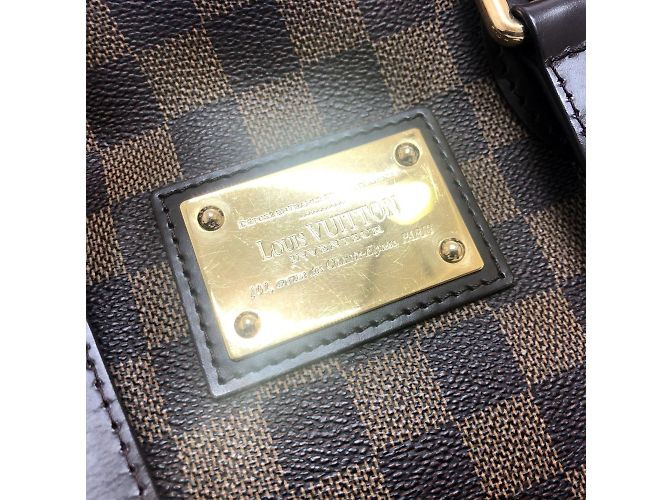 Borsa Louis Vuitton Damier Hampstead PM Marrone Damier ebene - vista 10