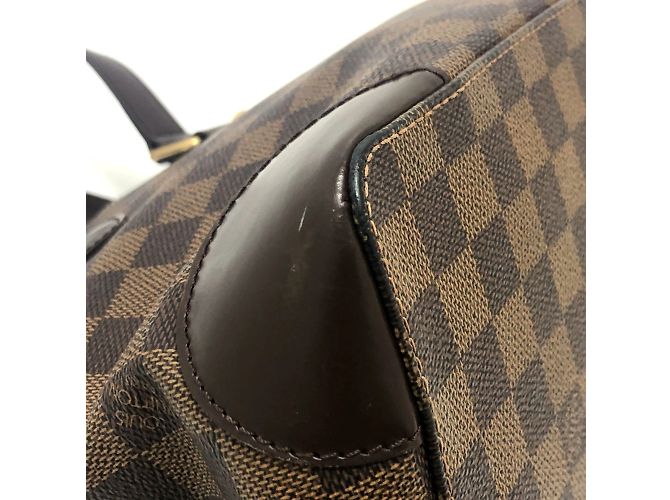 Borsa Louis Vuitton Damier Hampstead PM Marrone Damier ebene - vista 8