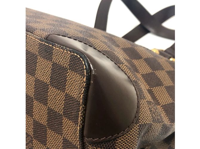 Borsa Louis Vuitton Damier Hampstead PM Marrone Damier ebene - vista 9