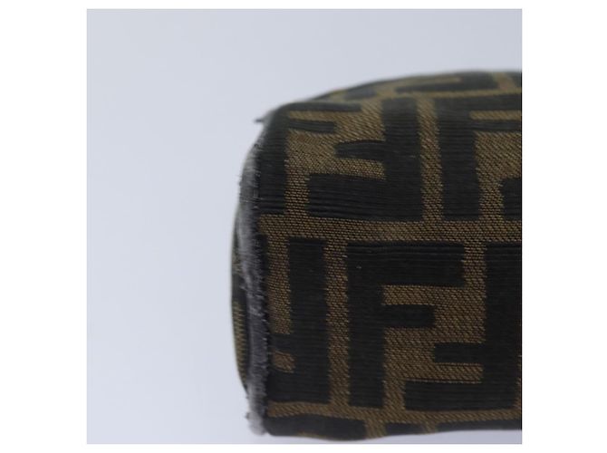 FENDI Zucca Canvas Tasche braun schwarz silber authentisch fm3759 - Ansicht 7