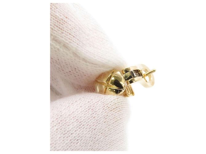 Orecchini a cerchio in oro giallo Chanel Coco Crush - vista 7