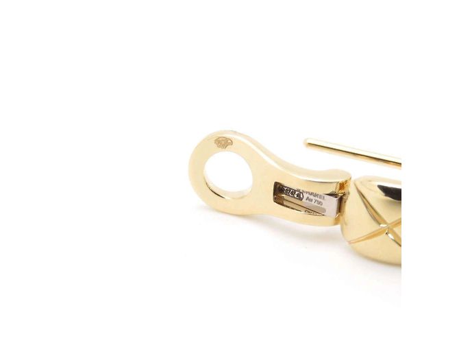 Orecchini a cerchio in oro giallo Chanel Coco Crush - vista 9