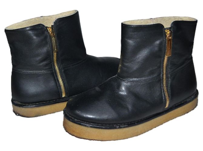 Stella Mc Cartney Stella McCartney Stiefeletten Schwarz Eco-Leder 36 IT - Ansicht 2