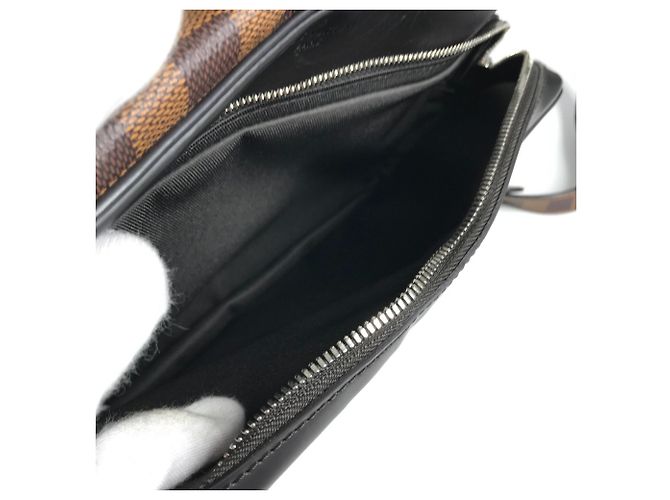 Borsa a Spalla Louis Vuitton Damier Dinos Chapman Nile PM Marrone - vista 5