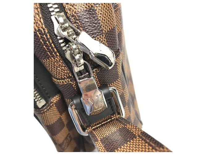 Borsa a Spalla Louis Vuitton Damier Dinos Chapman Nile PM Marrone - vista 9
