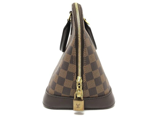 Borsa Tote Damier Alma di Louis Vuitton Marrone - vista 3