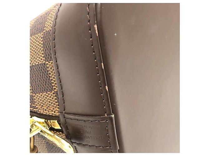 Borsa Tote Damier Alma di Louis Vuitton Marrone - vista 5