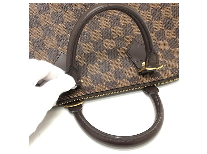 Borsa Tote Damier Alma di Louis Vuitton Marrone - vista 8