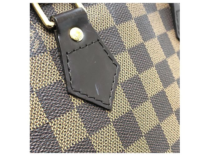Borsa Tote Damier Alma di Louis Vuitton Marrone - vista 9