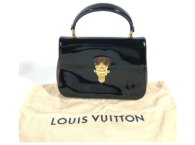 Borsa Louis Vuitton Monogram Cherrywood PM Marrone Nero - vista 12
