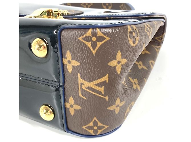 Borsa Louis Vuitton Monogram Cherrywood PM Marrone Nero - vista 5