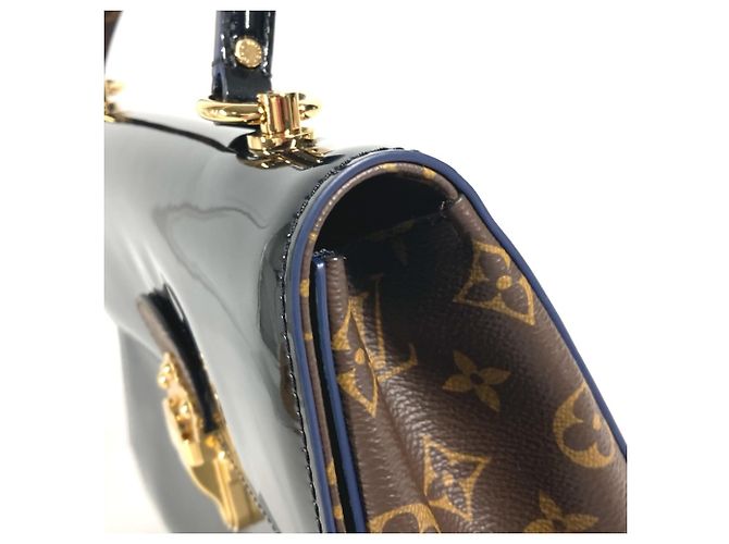 Borsa Louis Vuitton Monogram Cherrywood PM Marrone Nero - vista 8