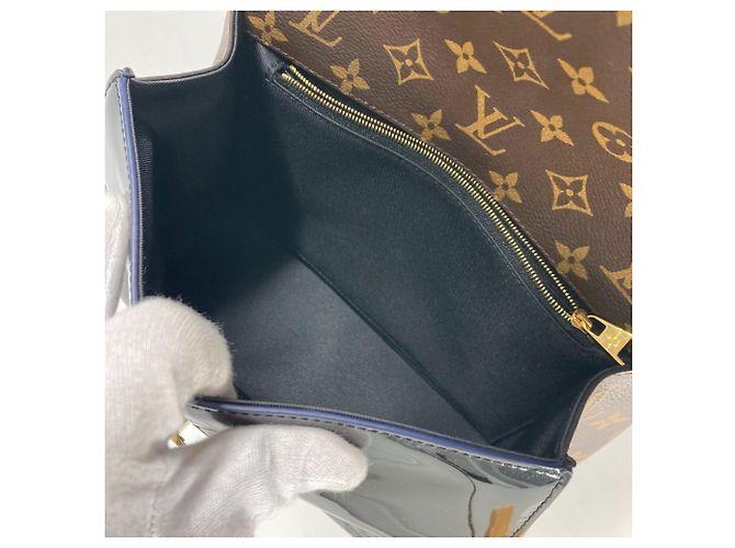 Borsa Louis Vuitton Monogram Cherrywood PM Marrone Nero - vista 9