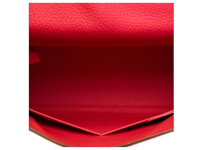 Hermès Sac HERMES Kelly 28 en Cuir Rose - 102115 - vue 9