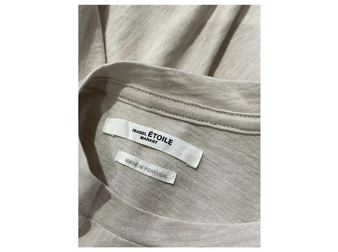 ISABEL MARANT ETOILE Tops T.Internacional XS Algodón Beige - vista 4