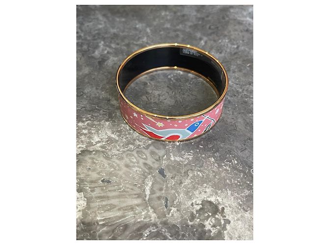 Hermès Bracciali HERMES T. Metallo Rosa - vista 2