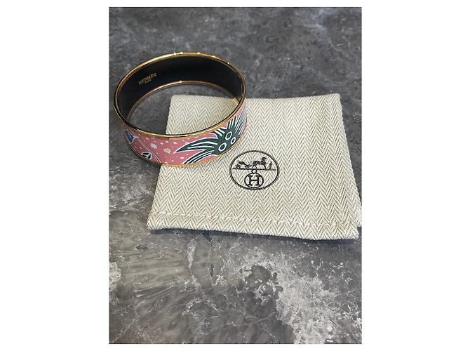 Hermès Bracciali HERMES T. Metallo Rosa - vista 4