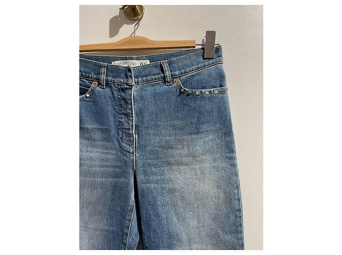 Jeans VALENTINO GARAVANI T.US 25 Cotone Blu - vista 2